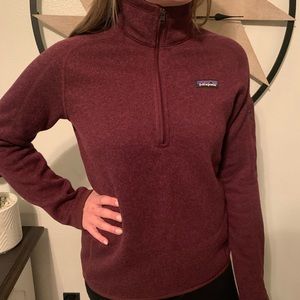 Maroon Patagonia sweatshirt